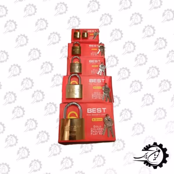 قفل اویز طرح برنج 20بست (BEST)