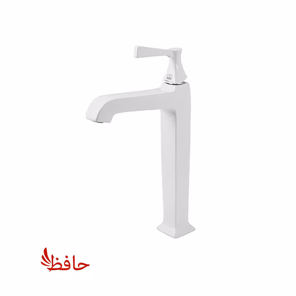 شیر روشویی پایه بلند کی دبلیو سی (KWC) مدل کلاسیک سفید