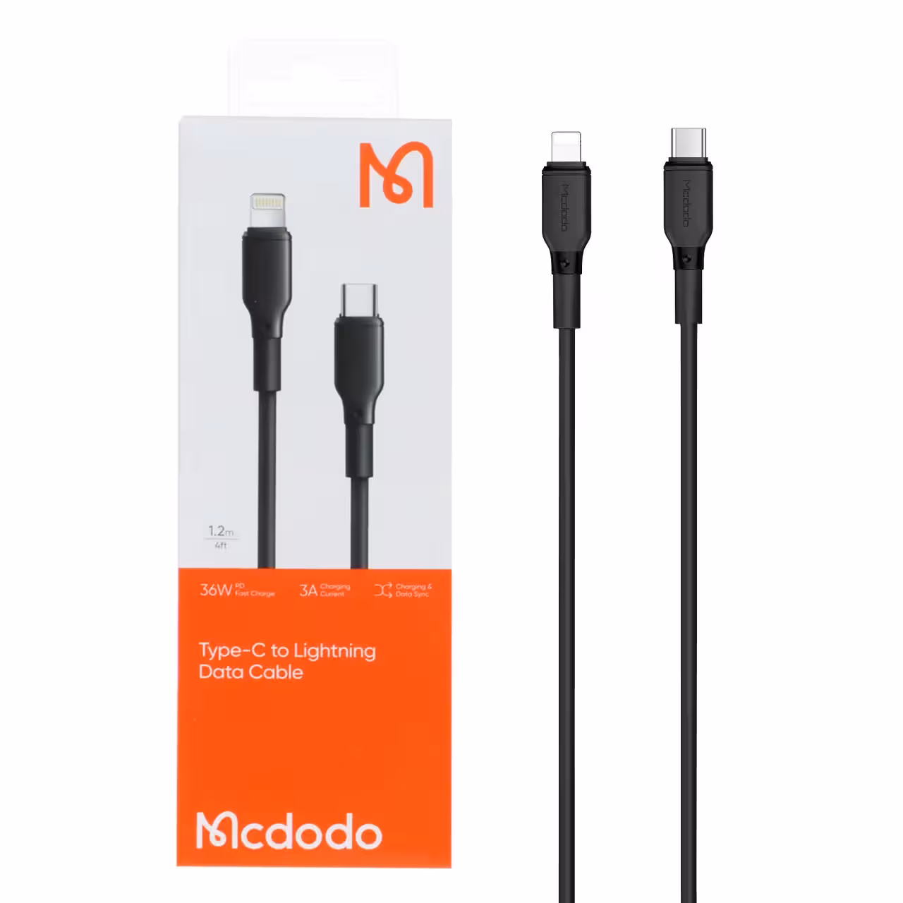 کابل لایتنینگ به Type-C مک دودو Mcdodo CA-7292 طول 1.2 متر توان 36 وات