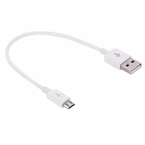 فست کابل سریع میکرو یو اس بی کوتاه مناسب پاوربانک cable 23cm micro usb