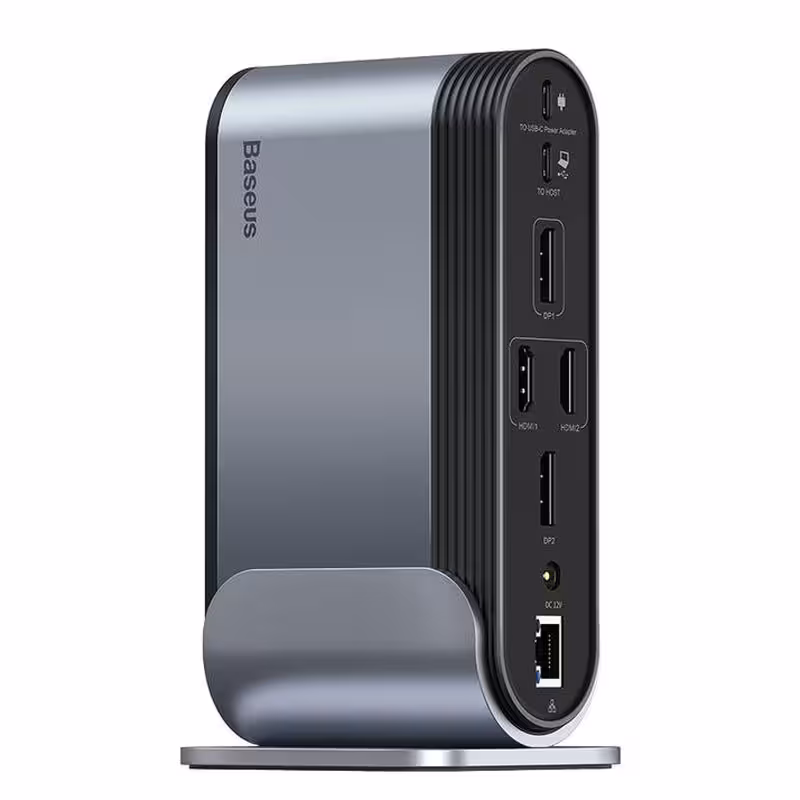 هاب 16 پورت Type-C باسئوس CAHUB-BG0G