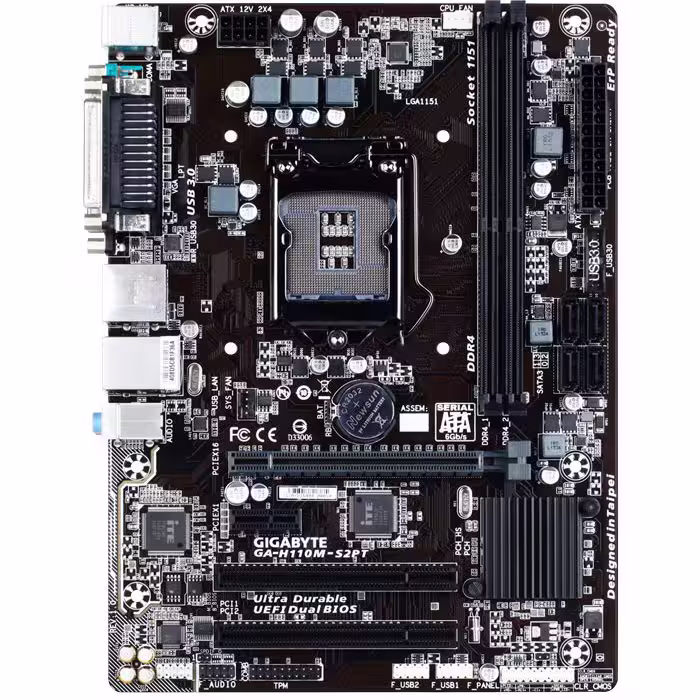مادربرد گیگابایت مدل Gigabyte H110 M S2pt - کامپیوترچی
