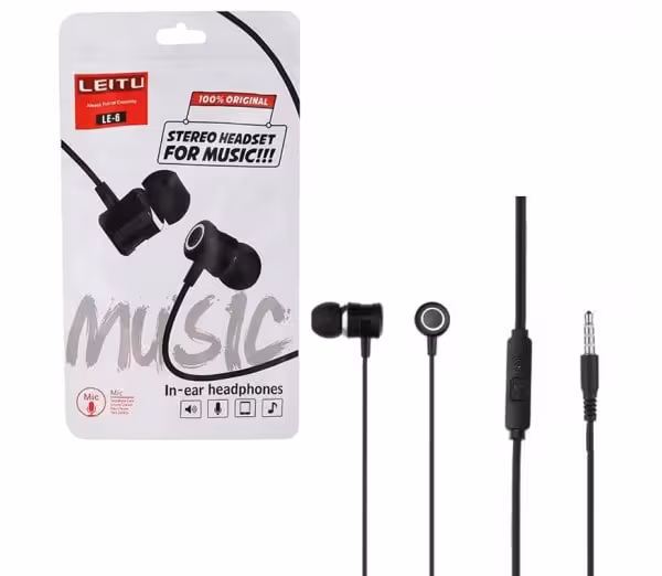 هندزفری سیمدار LEITU LE6