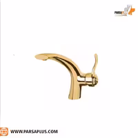 شیر روشویی دوان مدل گلاژ طلایی