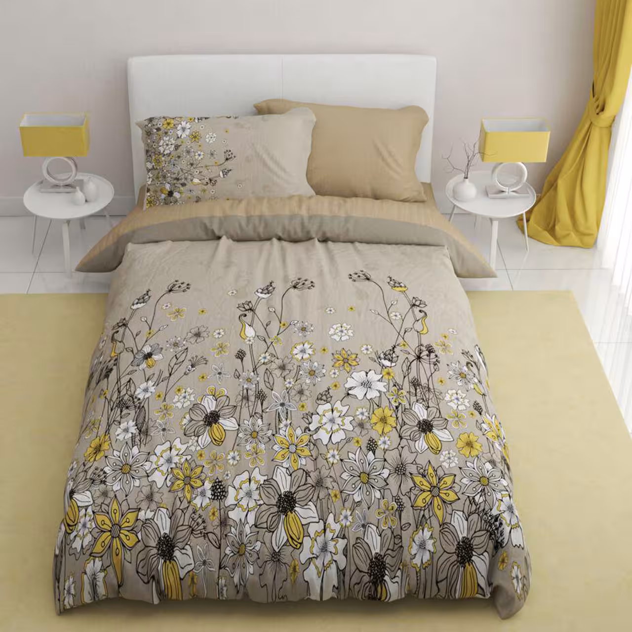 سرویس لحاف روتختی ترکسان یک نفره 4 تیکه کد D217