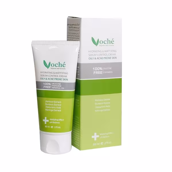 کرم آبرسان وچه مخصوص پوست‌ های چرب و مستعد آکنه 60 میلی لیتر