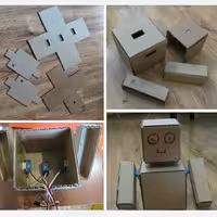 کیت اموزشی ساخت ربات انسان نما با مقوا و اردوینو