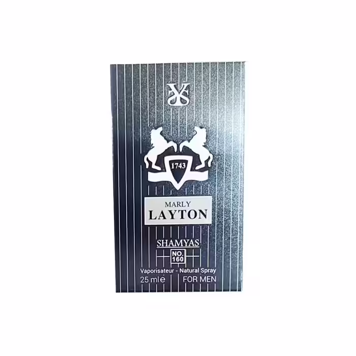 ادکلن عطر مینیاتوری مردانه لیتون مارلی شمیاس SHAMYAS  Marly layton 25ML