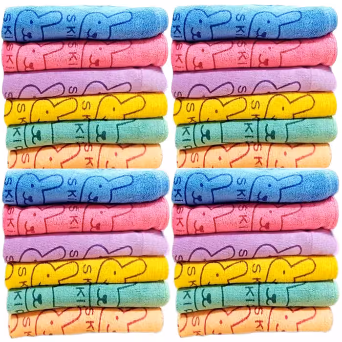 دستمال آشپزخانه طرح خرگوشی مدل MEF1 بسته 24 عددی | کالا مکس