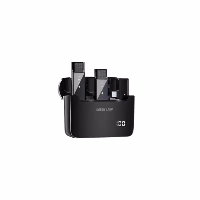 میکروفن یقه ای تایپ سی گرین لاین مدل 2in 1 Digital Display