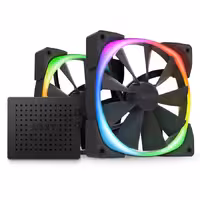 فن کیس ان زد ایکس تی NZXT Aer RGB 2 140mm Twin Starter Pack Matte Black