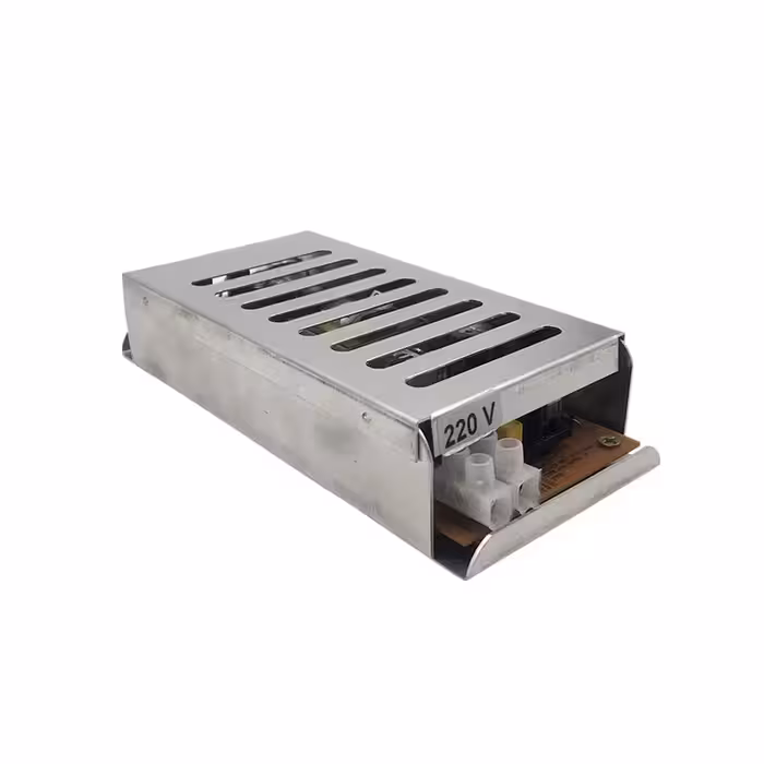 منبع تغذیه سوییچینگ 12 ولت اسلیم (کتابی) صنعتی