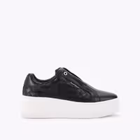 قیمت و خرید کفش ورزشی زنانه مشکی کرت گایگر مدل connected laceless weave trainer اورجینال