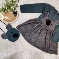 پیراهن دو تکه دخترانه کوالا