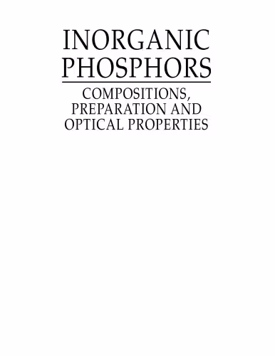 خرید و دانلود نسخه کامل کتاب Inorganic Phosphors: Compositions, Preparation and Optical Properties