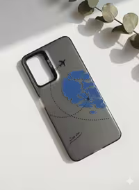 قاب طرح دار شیائومی Note 12 pro 4g قلب آبی