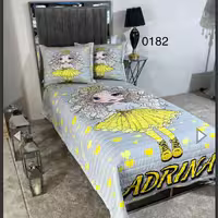 روتختی یک نفره سه بعدی adrina(ضمانت پرز و رنگ )