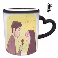 خرید ماگ-لیوان حرارتی  دسته ساده  عاشقانه کد 247