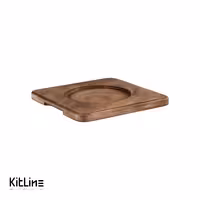 زیره چوبی ظرف چدنی گرد 16 سانتیمتری فیوژن