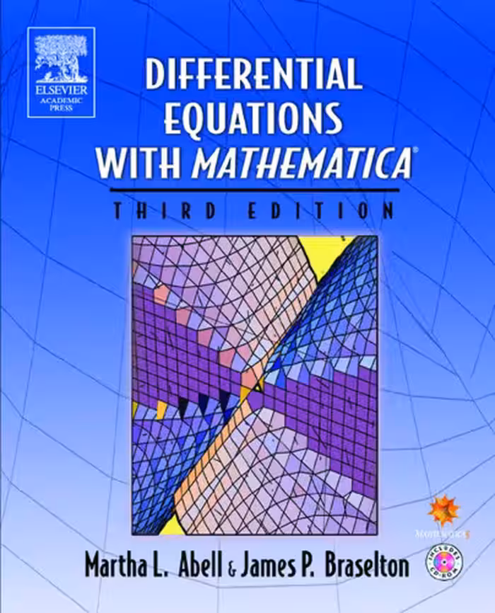 خرید و دانلود نسخه کامل کتاب Differential Equations with Mathematica, Third Edition