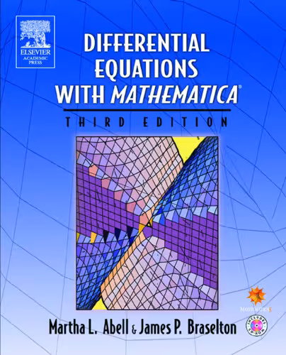 خرید و دانلود نسخه کامل کتاب Differential Equations with Mathematica, Third Edition