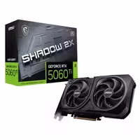 کارت گرافیک ام اس آی مدل GeForce RTX 5060 Ti Shadow 2X OC PLUS با ظرفیت 16 گیگابایت GDDR7