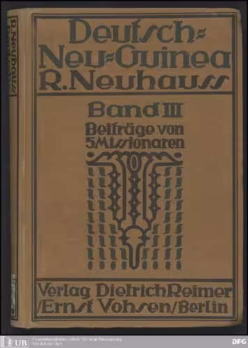 خرید و دانلود نسخه کامل کتاب Deutsch Neu-Guinea in drei Bänden