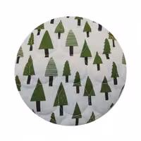 کاج دم کنی زمینه سفید طرح درخت های کاج متوسط