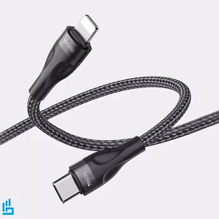 کابل شارژ تایپ سی TypeC به لایتنینگ LIGHTNING آیفونی YESIDO CA82 طول 30 سانتی متر