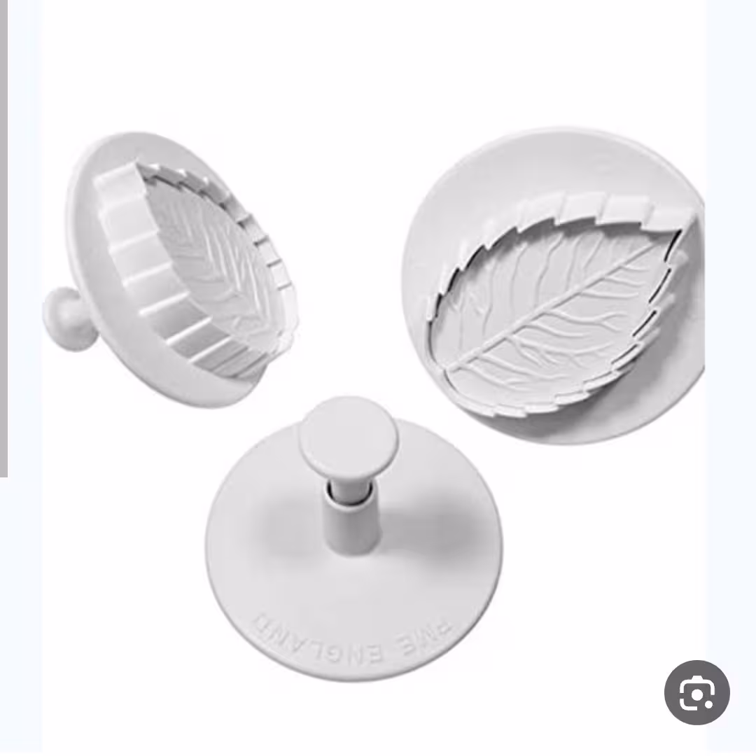 کاتر برگ گل رز فشاری 3 تایی بزرگ کاتر فشاری برگ گل رز 3 تایی کاتر فنری