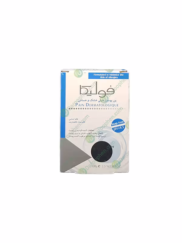 پن پوست خشک و حساس فولیکا 100 گرم – Fulica Extra Rich Syndet Bar 100 g