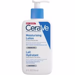 لوسیون کرم مرطوب کننده صورت و بدن سراوی Cerave حجم 236  میل |  Cerave Moisturizing Lotion For Dry To Very Dry Skin 236ml
