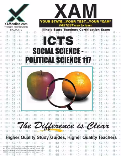 خرید و دانلود نسخه کامل کتاب ICTS Social Science-Political Science 117 Teacher Certification, 2nd Edition (XAM ICTS)