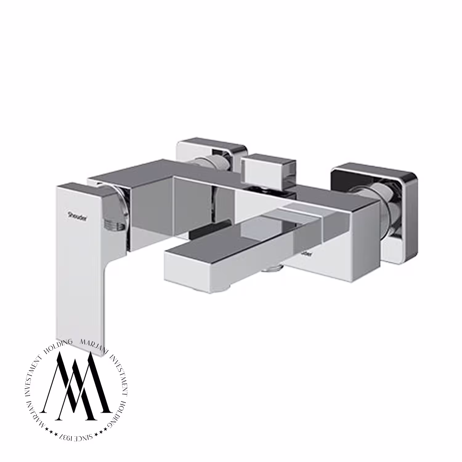 شیر حمام شودر مدل اروپا (کروم)