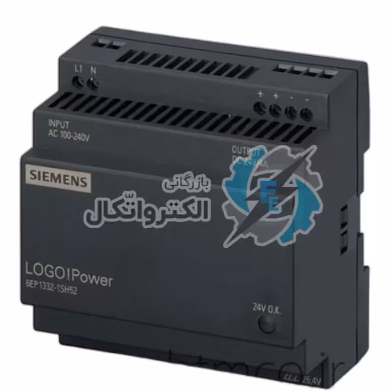 منبع تغذیه لوگو زیمنس مدل 6EP1332-1SH52 ا SIEMENS LOGO Power 24 V/4 A Stabilized Power Supply Input 6EP1332-1SH52