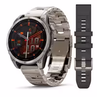 قیمت و خرید ساعت تیتانیوم با بند تیتانیوم گارمین مدل fenix 8 - 47 mm، AMOLED اورجینال