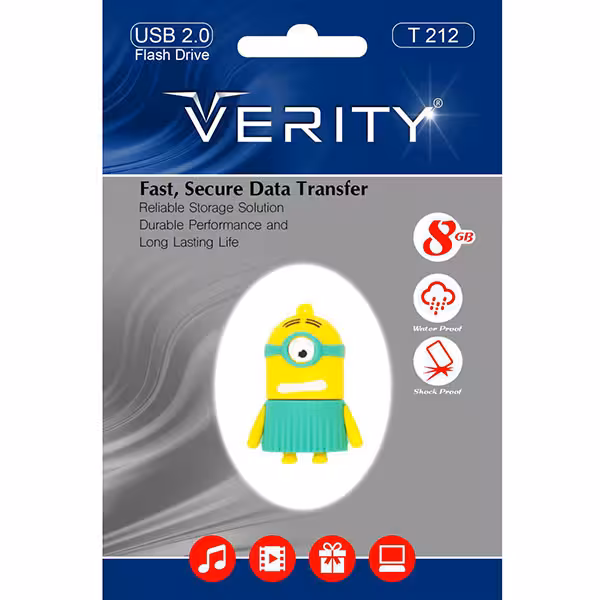 فلش مموری عروسکی وریتی مدل VERITY T213 ظرفیت 8 گیگابایت - فروشگاه اینترنتی پروتاچ