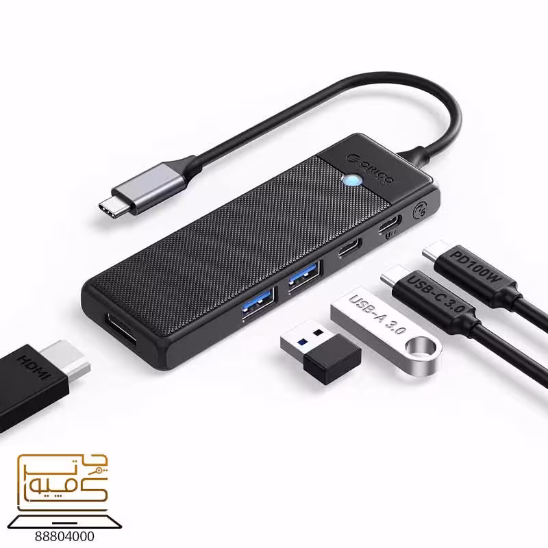 خرید هاب USB-C چندکاره ORICO PWD-5P از کامپیوترچی