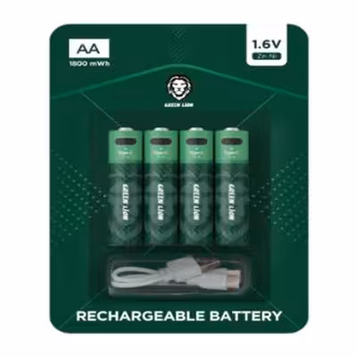 باتری قلمی قابل شارژ گرین لاین مدل GNRGBAA