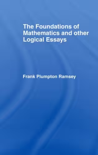 خرید و دانلود نسخه کامل کتاب Foundations of Mathematics and Other Logical Essays