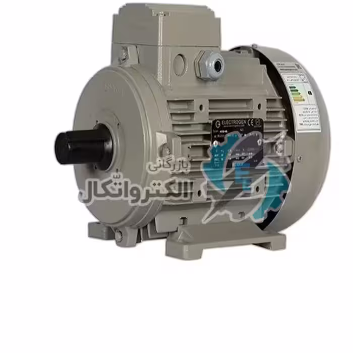 الکتروژن تک فاز(2 اسب بخار-1400دور در دقیقه)1.5kw_4pol-B3 (CR)