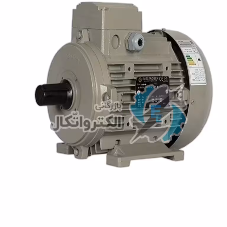 الکتروژن تک فاز(2 اسب بخار-1400دور در دقیقه)1.5kw_4pol-B3 (CR)