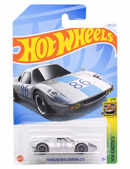 ماشین دکوری مدل Porsche 904 Carrera GTS Silver برند Hot Wheels