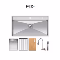 سینک دست ساز میکس پلاس مدل D90-A