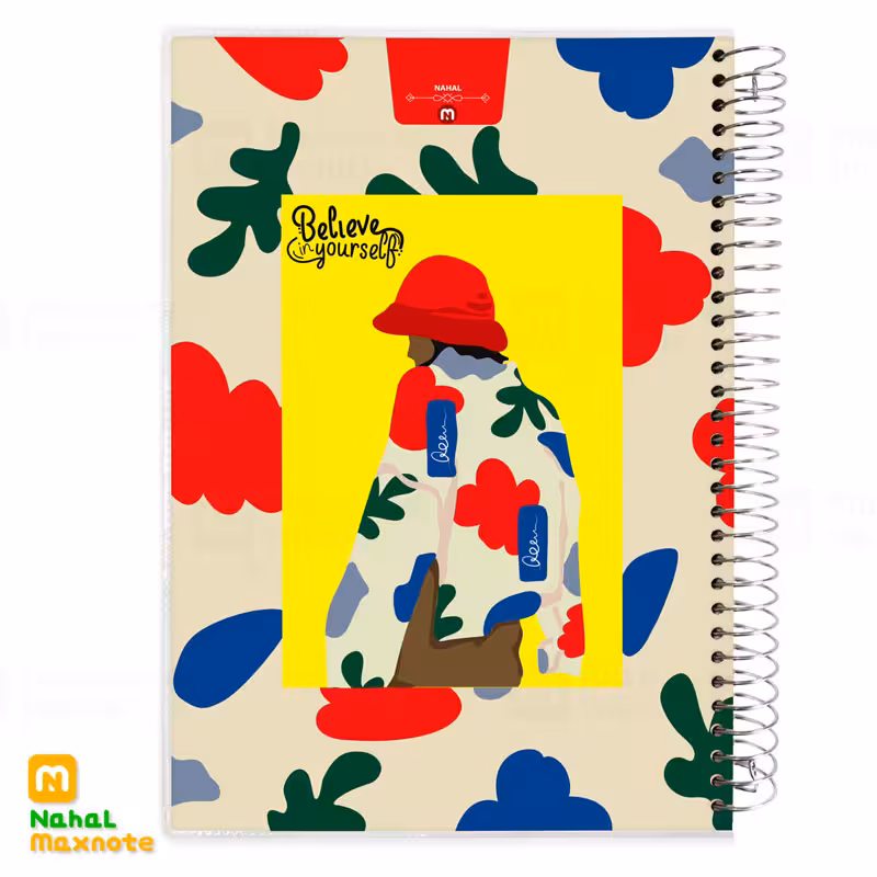 دفتر160 برگ سیمی طلقی کد 3162.طرح 8