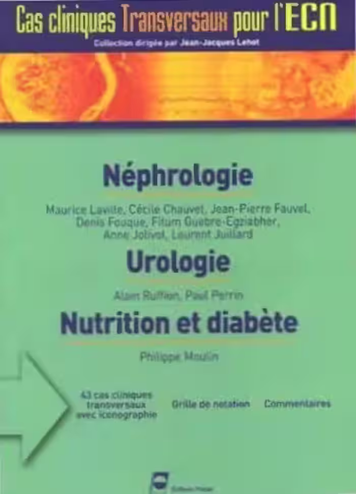 خرید و دانلود نسخه کامل کتاب Néphrologie, urologie, nutrition et diabète