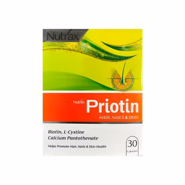کپسول پریوتین نوتراکس 30 عددی -Nutrax Priotin Capsules