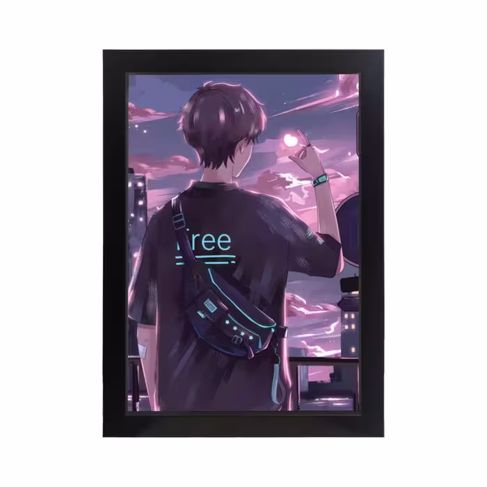 تابلو انیمه ای طرح Anime boy کد PF-11035