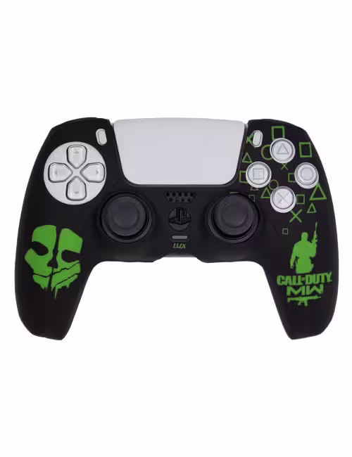 روکش محافظ دسته PS5 لیزری مشکی سبز طرح کال آف دیوتی ام‌دبلیو