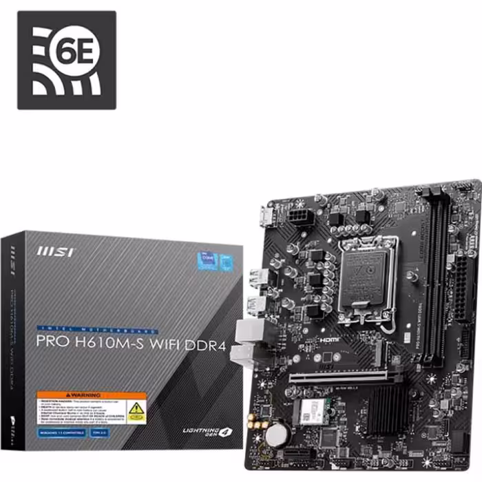 خرید مادربرد MSI PRO H610M-S WiFi DDR4 با بهترین قیمت